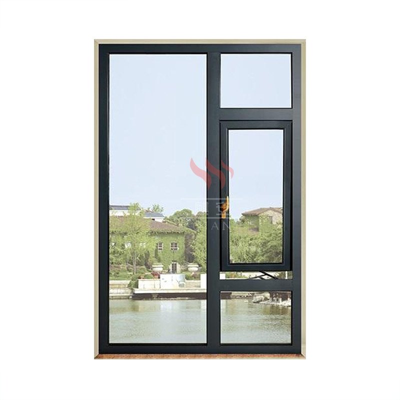 120 Minutes Rating Time Galvanized Steel Sound Proof Heat Insulation Fire Rated Window with BS Certificate