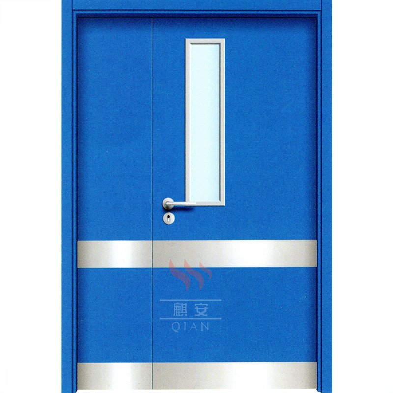 Engineering commercial waterproof rated steel panel HPL interior wooden exit doors