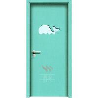 Solid wood+HPL board door moisture-proof safe wooden interior HPL doors design