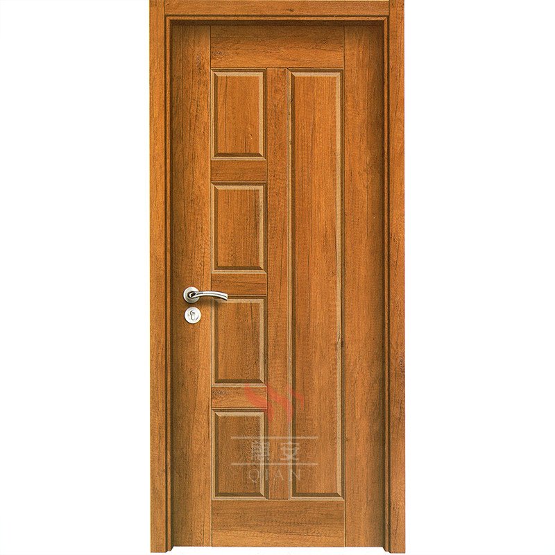 High Quality Mdf Skin Moulded Flush Interior Timbe Door Pvc