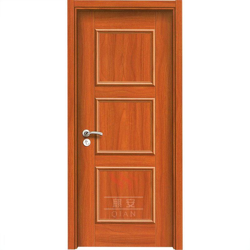 3 panel mdf melamine door skin moulded semi core wooden door
