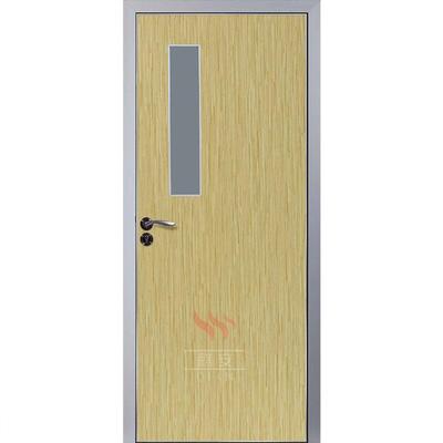 Ecological panel engineering aluminium alloy melamine veneer flush project doors