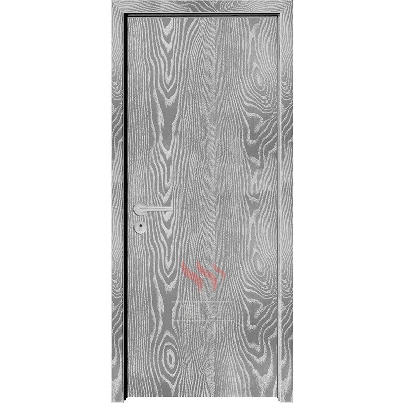 PU painting 90 minutes fire resistant wooden door