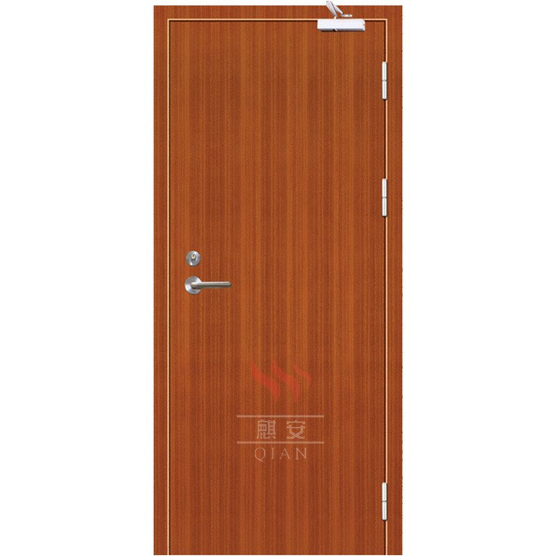 120 minutes wooden PU painting flush fire rated wooden door