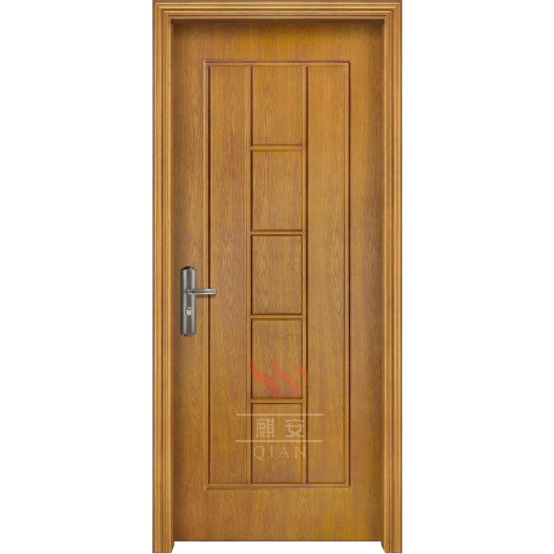 Qian-Custom 6 Panel Internal Anti Fire Rated Wood Door | Fire Rated Access Doors-5
