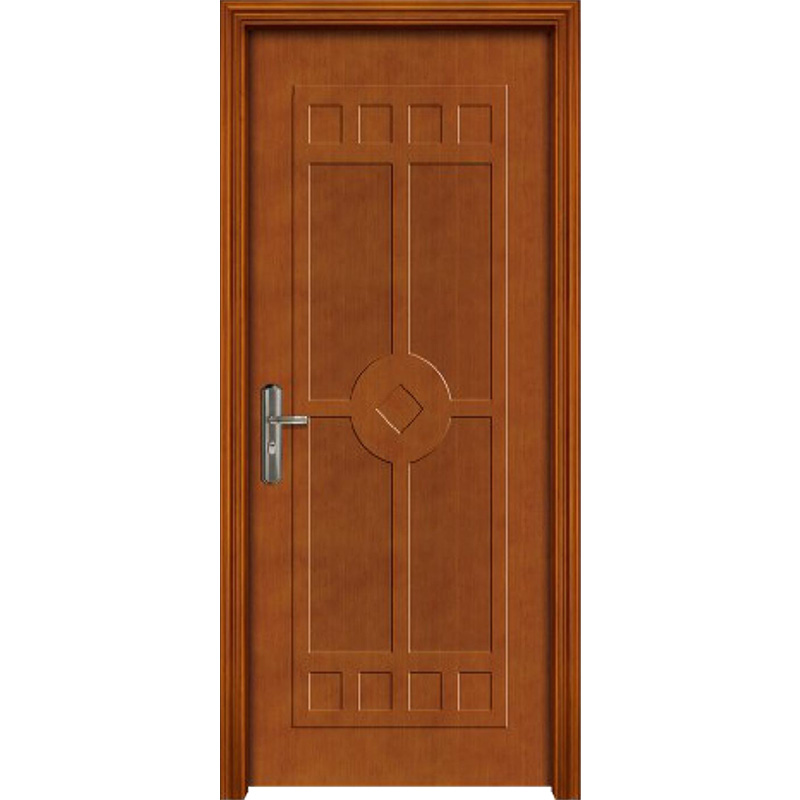 Qian-Best 60 Minutes Fire Resistant Wood Door With Aluminum Strip Manufacture-11