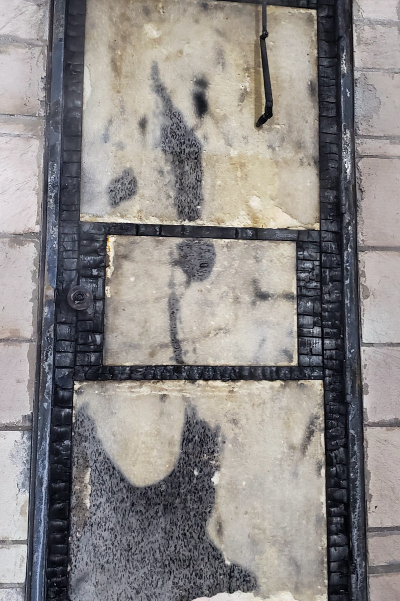 Qian-Find Flat Open Painting Brown Venner Fire Proof Wood Door-12
