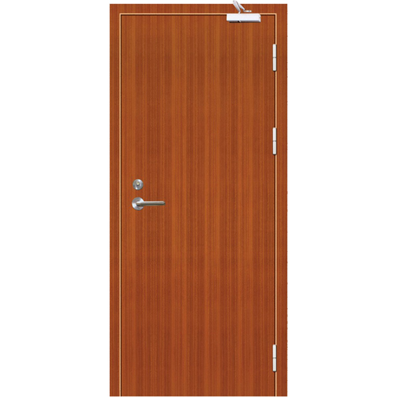 Qian-4 Panel Interior Fancy Single Plain Solid Wooden Doors Design - Qian-8