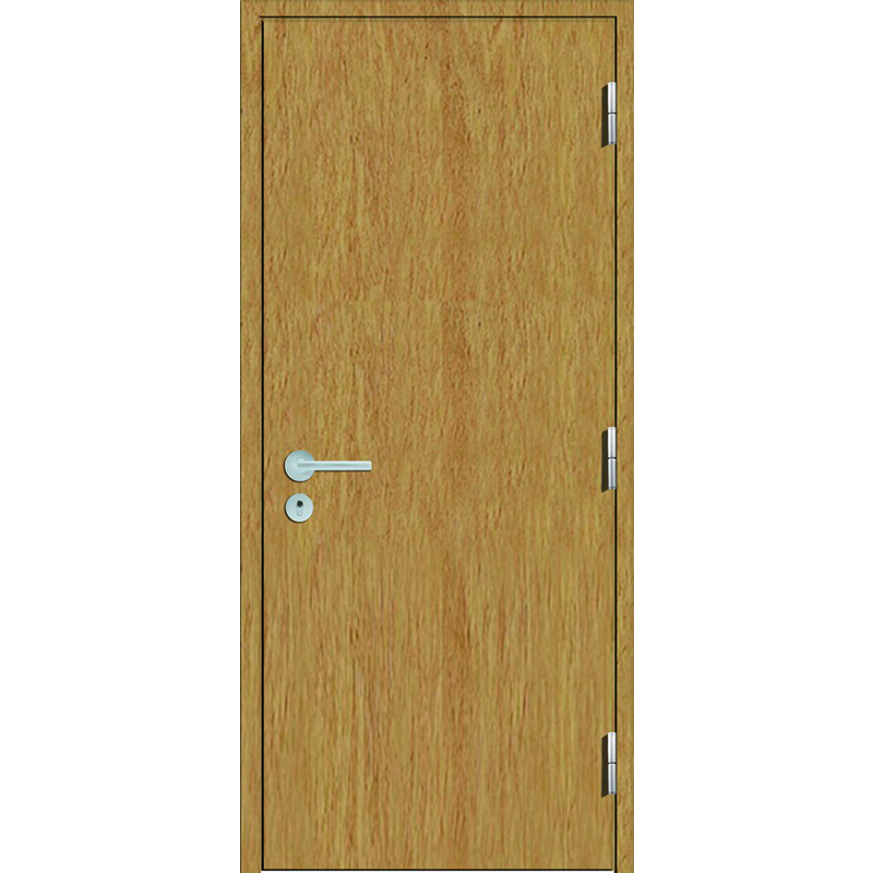 Qian-Best 1 Hour Wood Grain Flat Fire Rated Wooden Door For Building 2 Hour-6