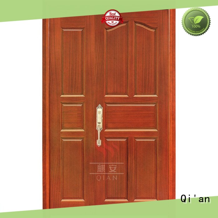 High Quality Manufacturing Of Solid Wood Door Design Qi An